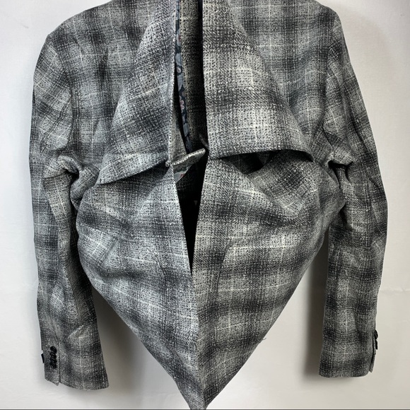 Tailorbyrd Slim Fit Sport Coat 42R Gray Plaid $395 - Picture 10 of 15